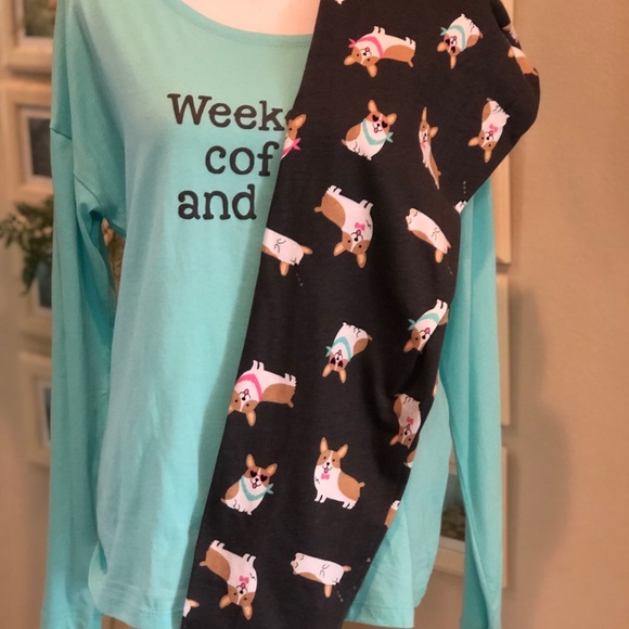 2 piece pajamas set with Dogs ☀️ - Picture 2 of 3